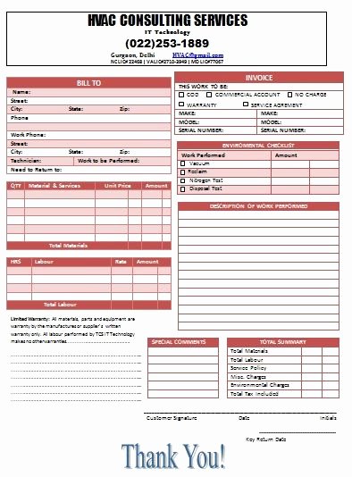 Hvac Proposal Templates Free Beautiful 19 Best Hvac Invoice Templates Images On Pinterest