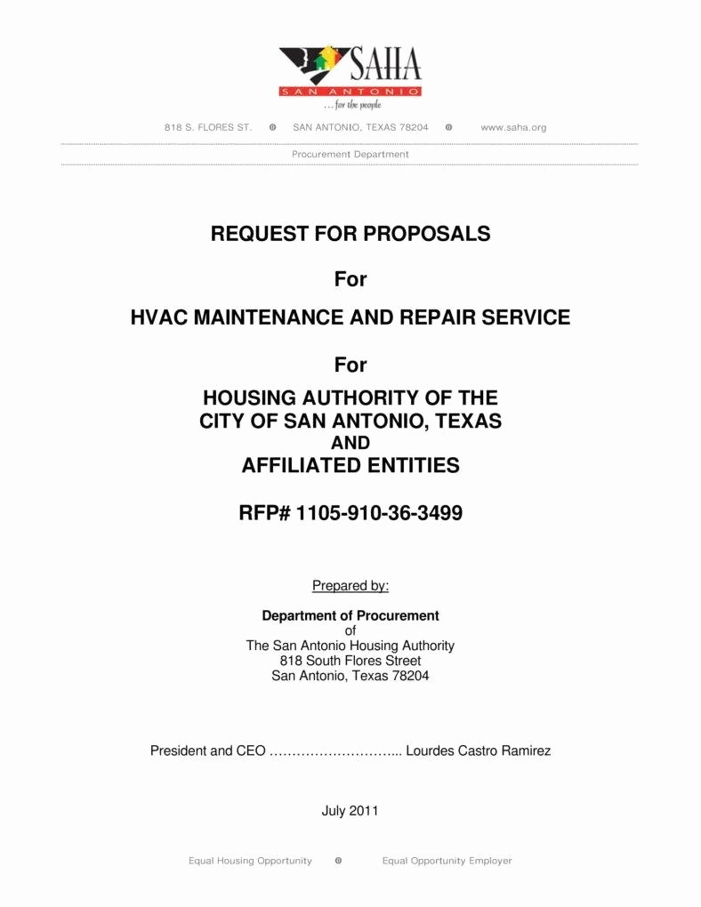 Hvac Proposal Templates Free New 8 Hvac Proposal Templates Pdf