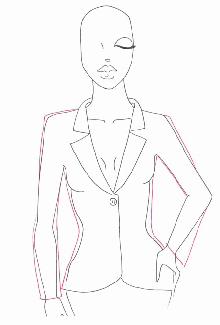 I Draw Fashion Fresh How to Draw A Jacket