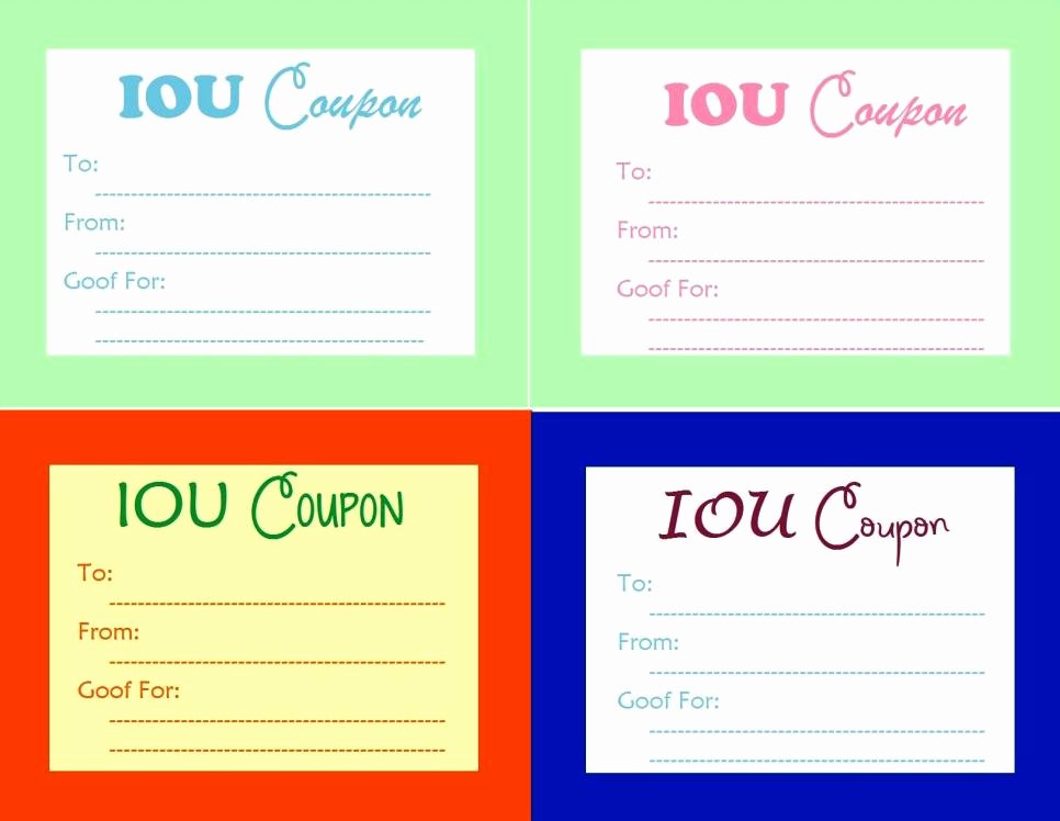 I Owe You Template Fresh Select and Print Iou Certificates and Cards Fresh Designs