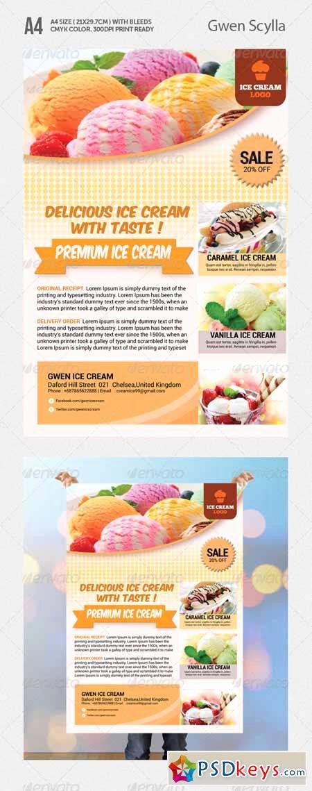 Ice Cream social Flyer Template Lovely Ice Cream Flyer Templates Free Download