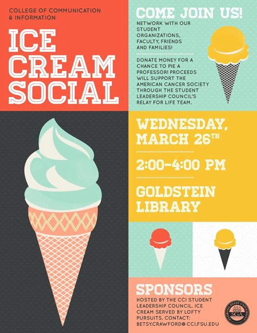 Ice Cream social Invite Template Fresh Flyers Ice Cream social and Ice On Pinterest