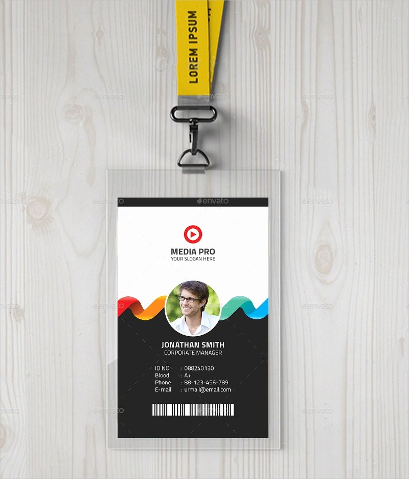 Id Card Template Photoshop Beautiful 40 Creative Id Card Designs Psd Ai