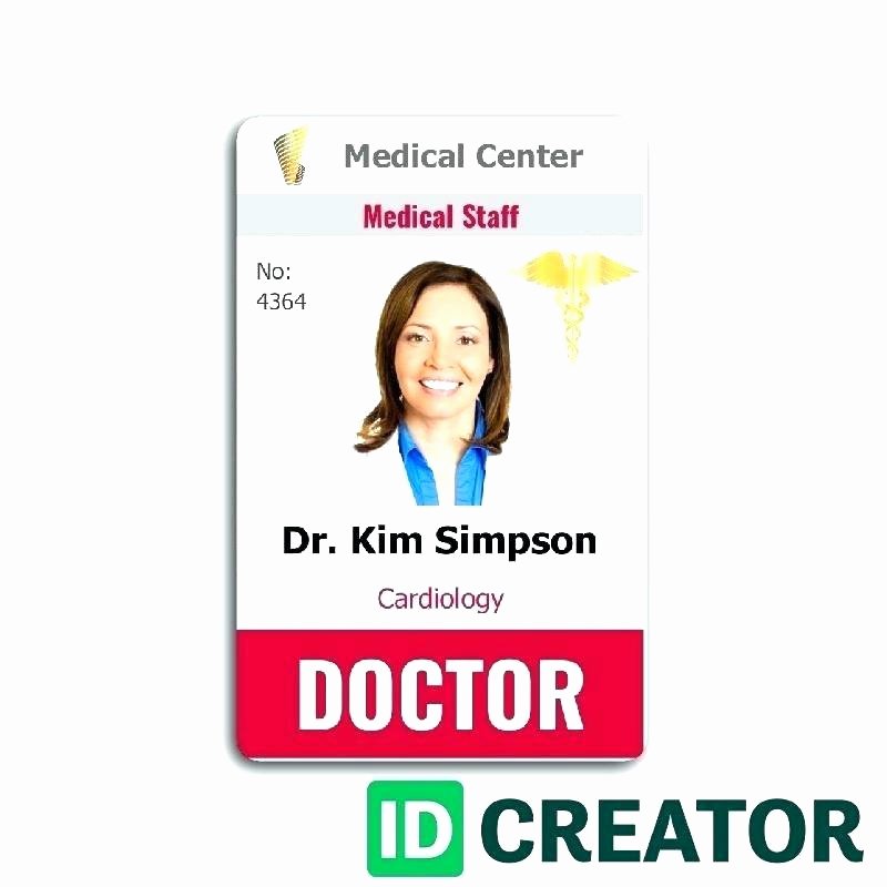 Id Card Template Photoshop Beautiful Employee Id Card Template Badge Shop