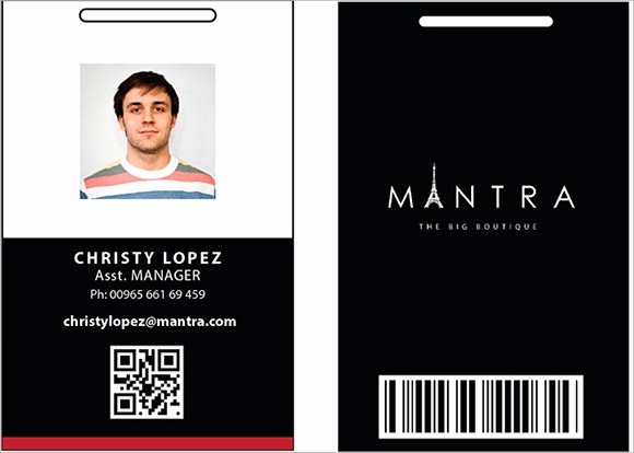Id Card Template Photoshop Unique 36 Amazing Id Card Templates Ai Word Apple Pages