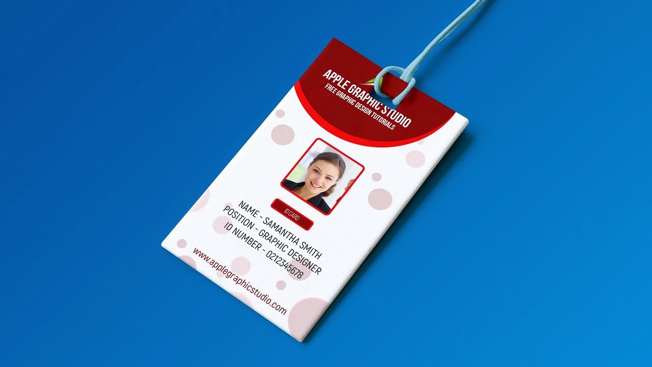 Id Card Template Photoshop Unique Create Professional Id Card Template Shop Tutorial