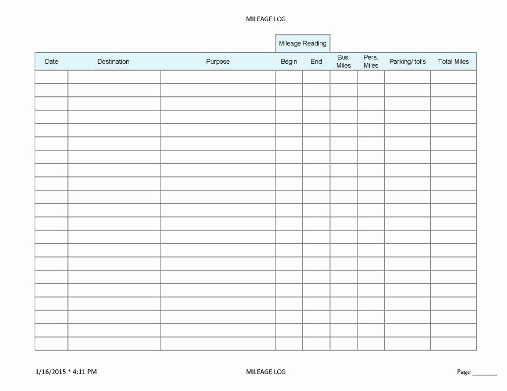 Ifta Trip Sheet Template New ifta Mileage Spreadsheet