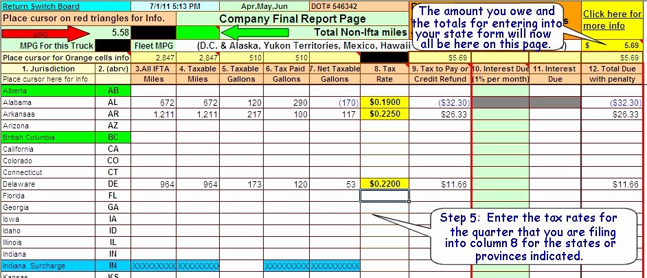 Ifta Trip Sheets Template Beautiful 28 Of Truck Driver Spreadsheet Template