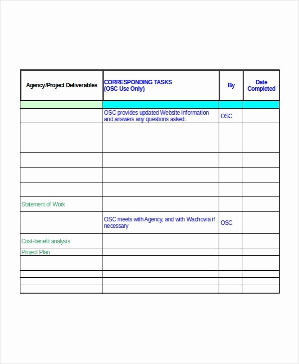 Implementation Plan Template Excel Fresh Excel Project Plan Template 10 Free Excel Document