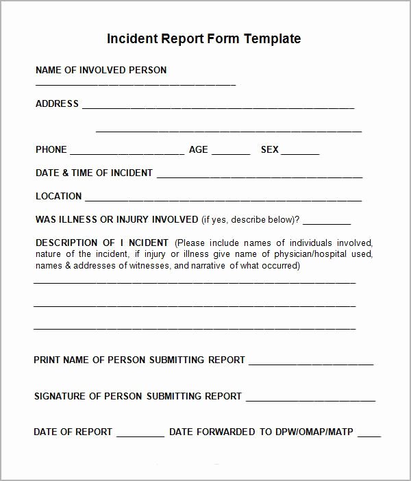 Incident Report Log Template Best Of the 25 Best Incident Report form Ideas On Pinterest