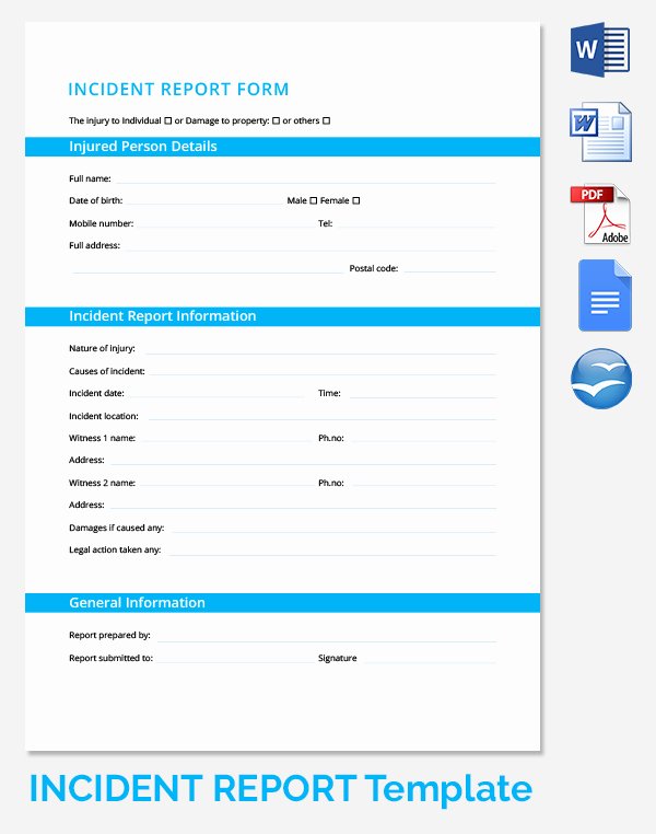 Incident Report Log Template Inspirational 23 Of First Aid Log Template Microsoft