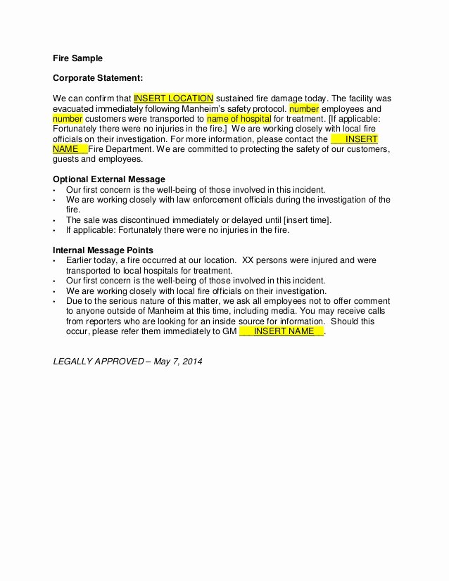 Incident Statement Letter Sample Unique John Heid Writing Samples Incident Response Writing Samples