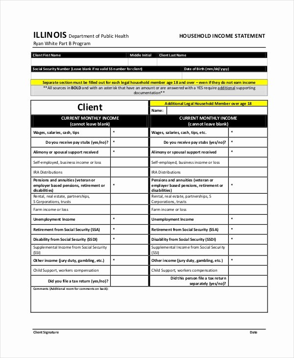 Income Statement Template Word Beautiful In E Statement Free Pdf Excel Word Documents