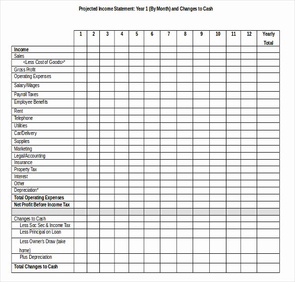 Income Statement Template Word Lovely 15 Word In E Statement Templates