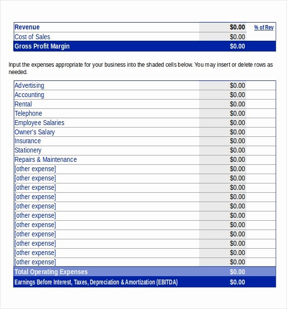 Income Statement Template Word Lovely In E Statement Templates – 23 Free Word Excel Pdf