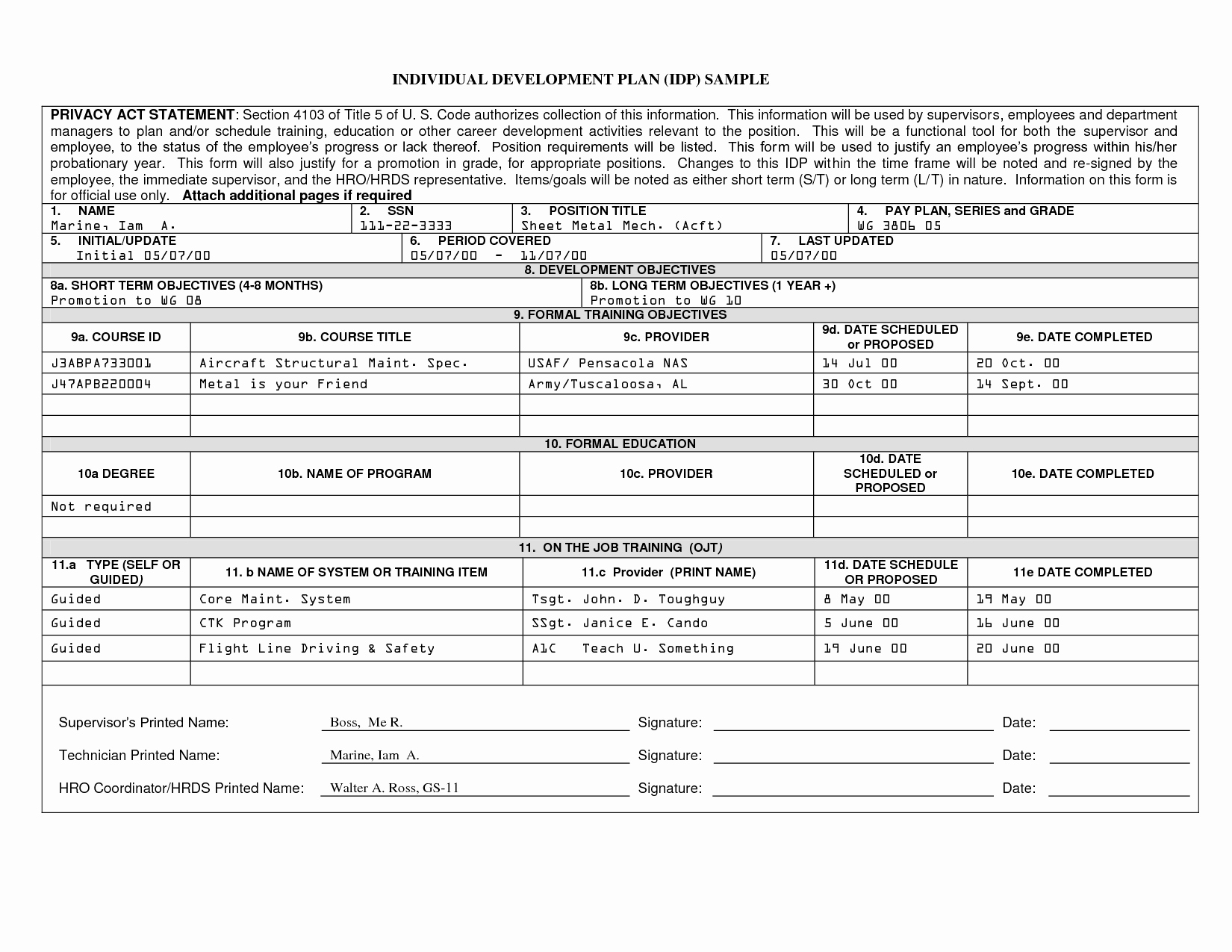 Individual Professional Development Plan Sample Beautiful Best S Of Individual Development Plan Template