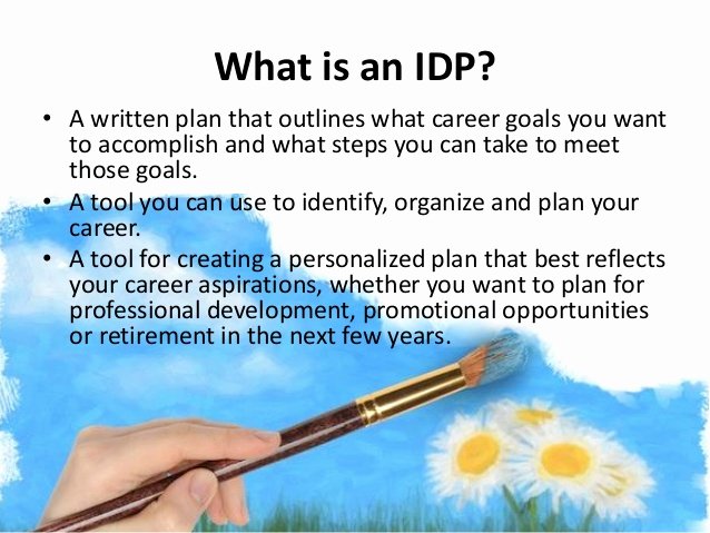 Individual Professional Development Plan Sample Elegant why Have An Idp