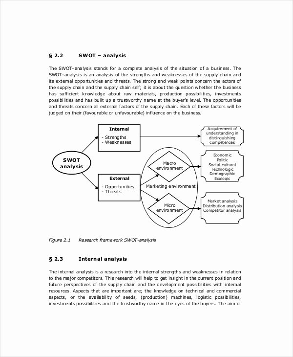 Industry Analysis Sample Luxury 11 Marketing Analysis Templates – Word Pdf