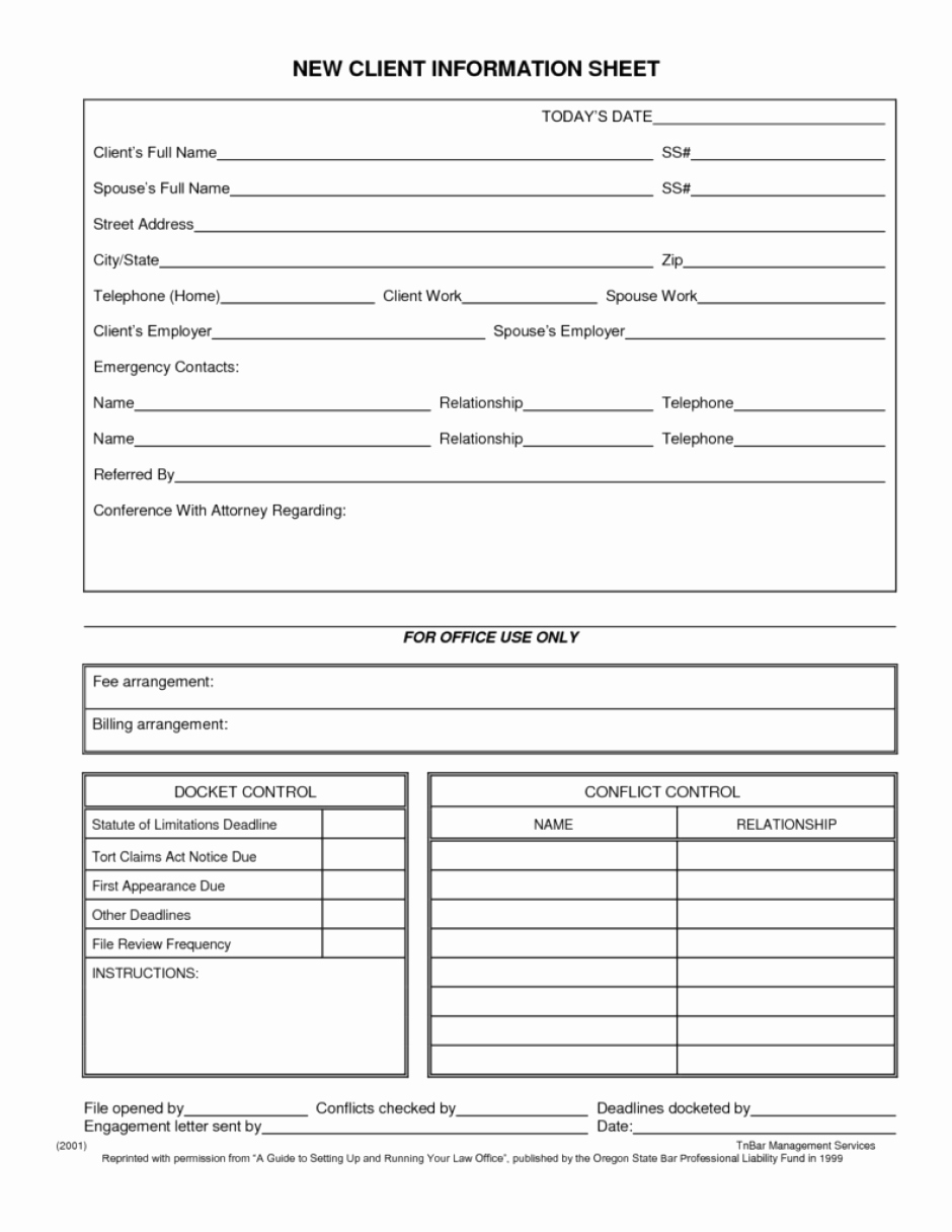 Information form Template Fresh 8 Client Information Sheet Templates Word Excel Pdf formats