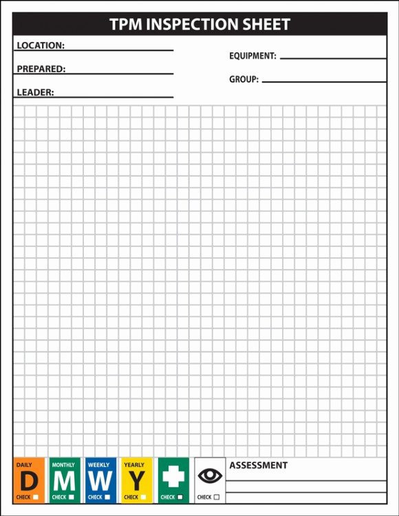 Inspection Log Sheet Elegant Tpm Inspection Sheet Pad