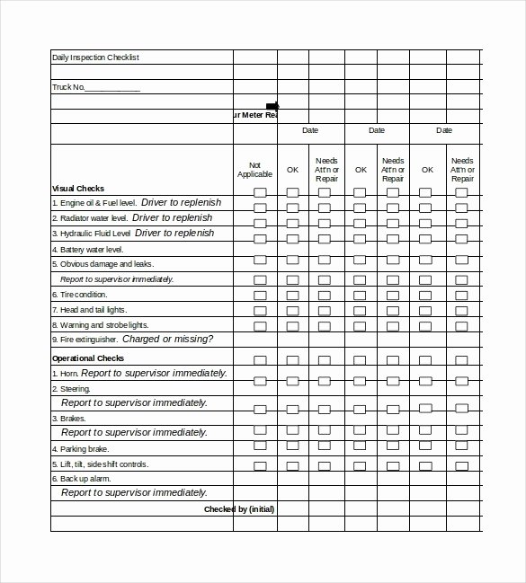 Inspection Log Template Luxury Aed Monthly Inspection Log