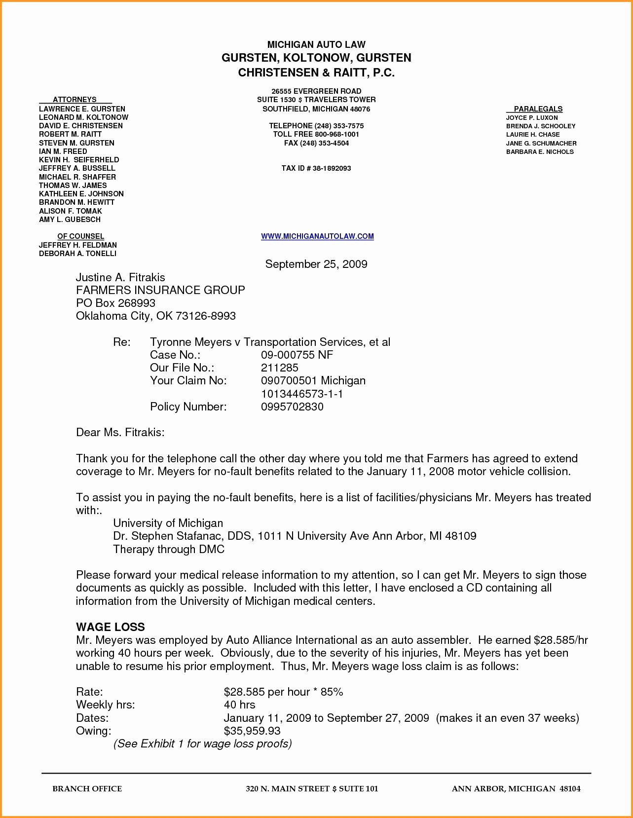 Insurance Demand Letter Best Of 13 Insurance Claim Letter Sample