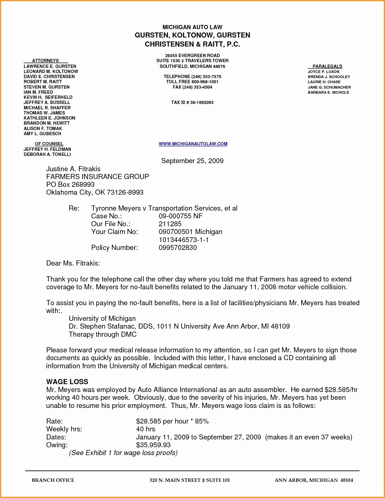 Insurance Demand Letter Best Of 13 Insurance Claim Letter Sample