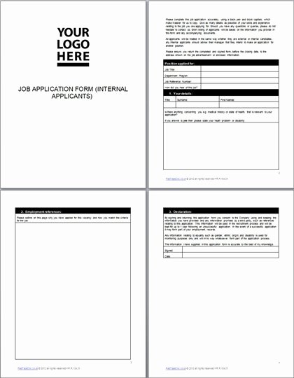 Internal Application form Unique Job Application form Template Example Redtapedoc