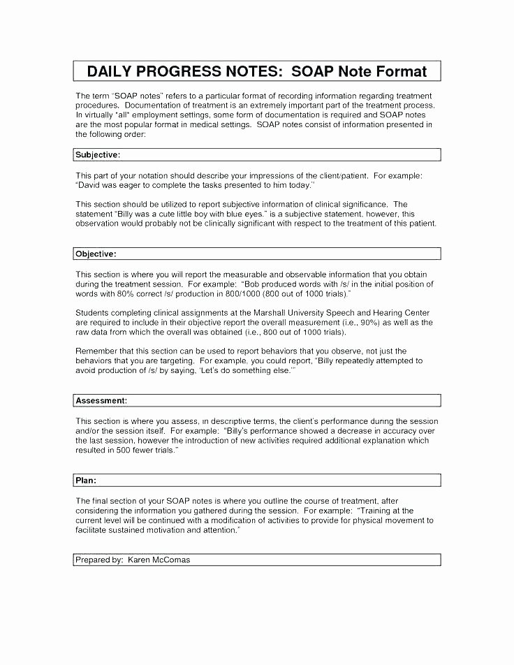 Internal Medicine Progress Note Template Awesome Short Note On soap soap Notes 2019 02 18