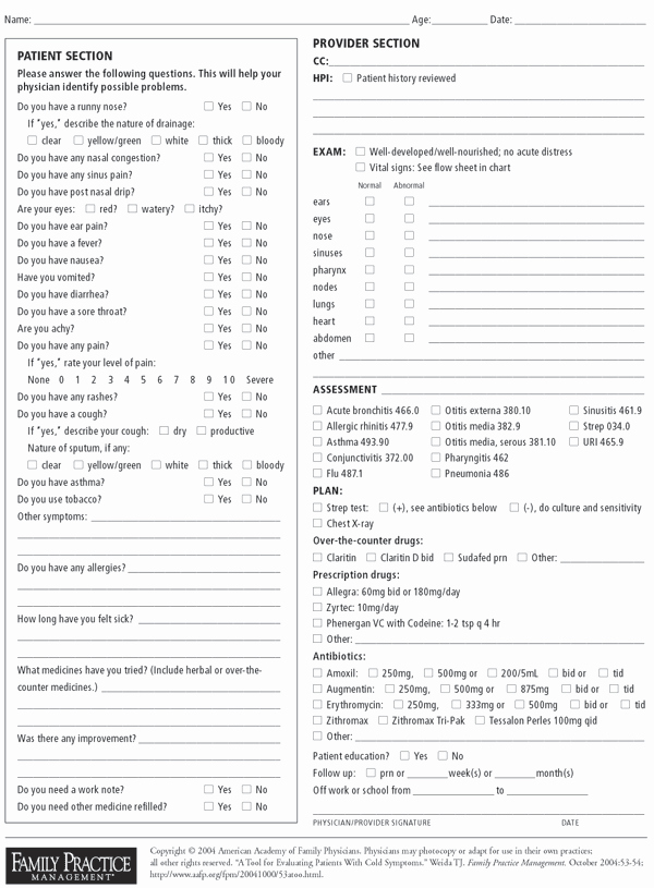 Internal Medicine Progress Note Template Beautiful Pain Management History and Physical Exam Template Pdf