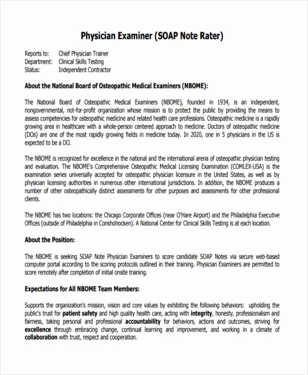 Internal Medicine Progress Note Template New 14 soap Note Examples Pdf