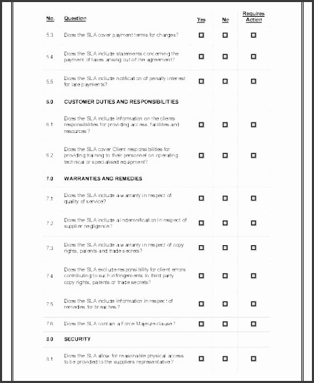 Internal Service Level Agreement Template Awesome 8 Internal Service Level Agreement Template