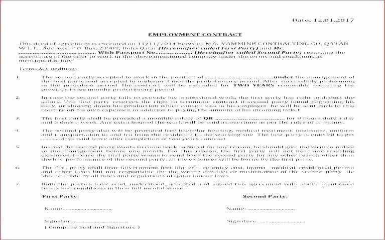 Internal Service Level Agreement Template Awesome Hr Agreements