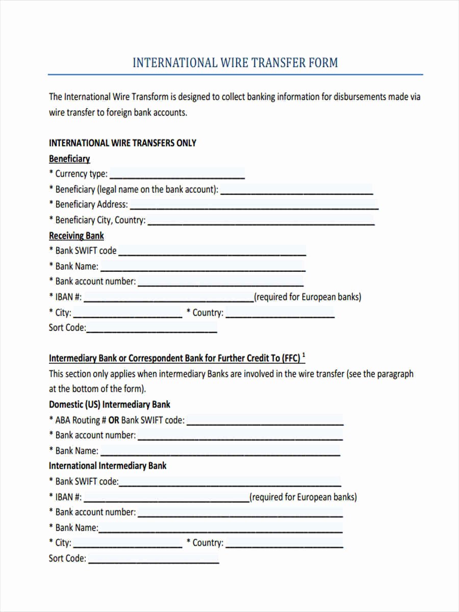 International Wire Transfer form Template Awesome Index Of Cdn 29 1999 791