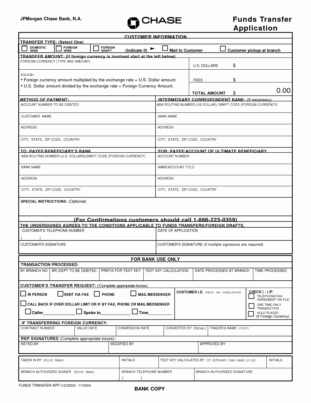 International Wire Transfer form Template Beautiful Chase Bank Wire Transfer – Wire Transfer