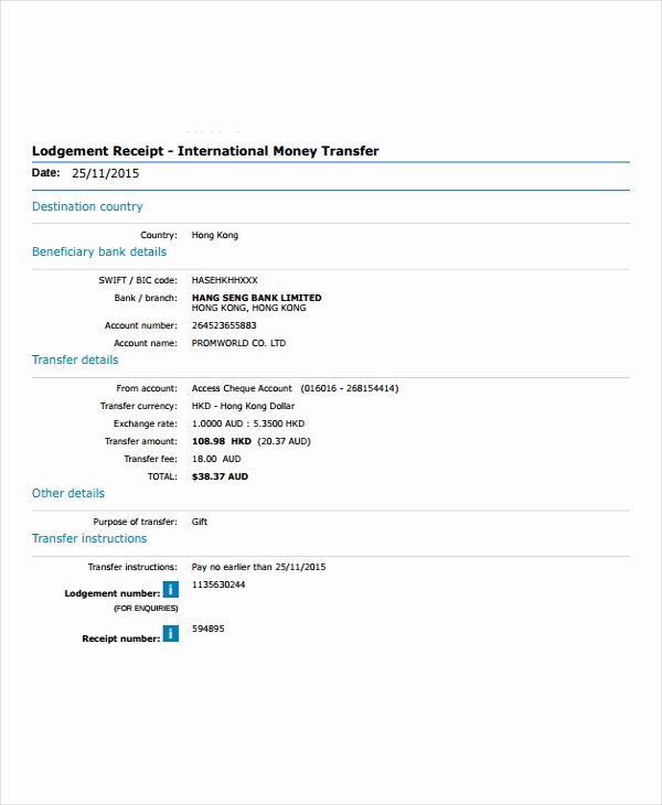 International Wire Transfer form Template Luxury which the Following is Example Transfer Payment