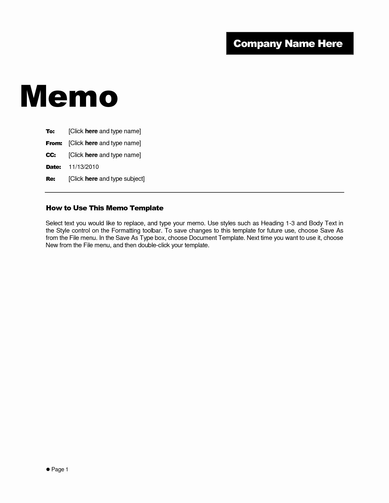 Interoffice Envelope Template Awesome Business Memo format Microsoft Word