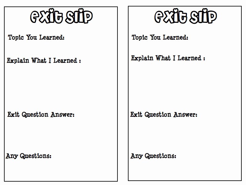 Interoffice Routing Slip Template Unique Printable Exit Slips for Classroom Music Search Engine