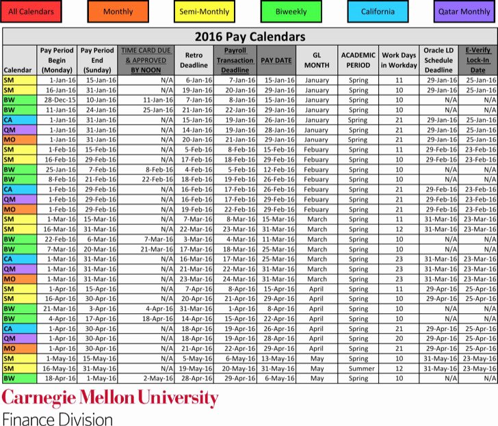 Intuit Payroll Holiday Calendar 2019 Fresh 10 Payroll Calendar Templates Free Download