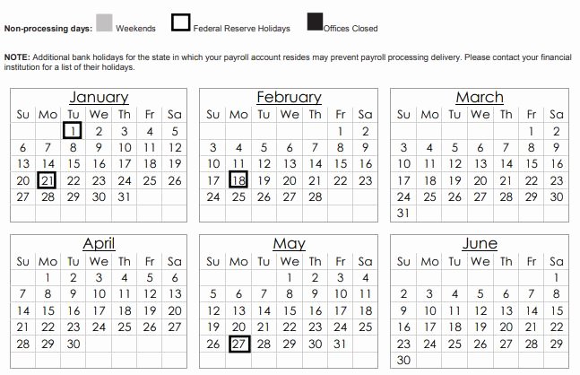 Intuit Payroll Holiday Calendar 2019 Lovely Intuit Payroll Holiday Calendar