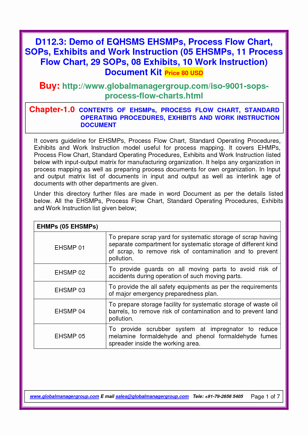 Iso 9001 Work Instruction Template Iso 9001 Work Instruction Template