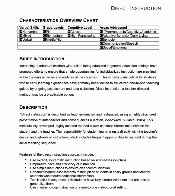 Iso Work Instruction Template Best Of Instruction Template 9 Download Free Documents In Pdf