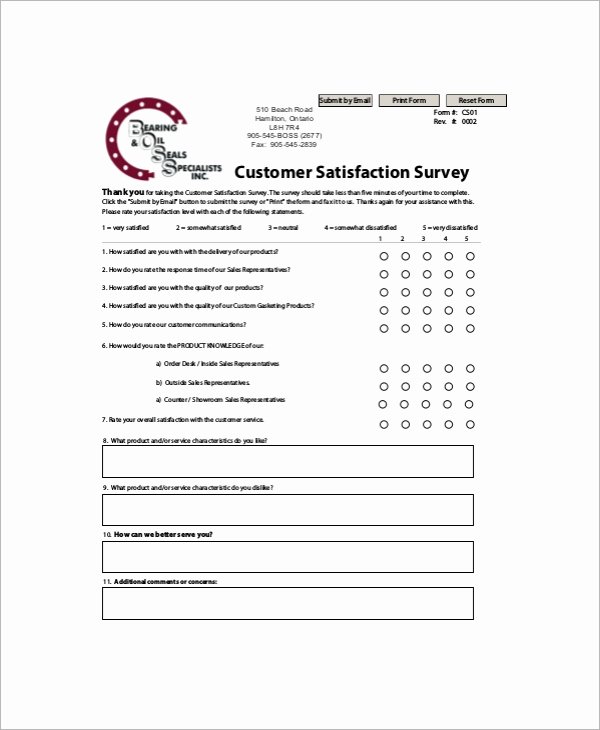 It Infrastructure Site Survey Template Best Of 8 Satisfaction Survey Samples