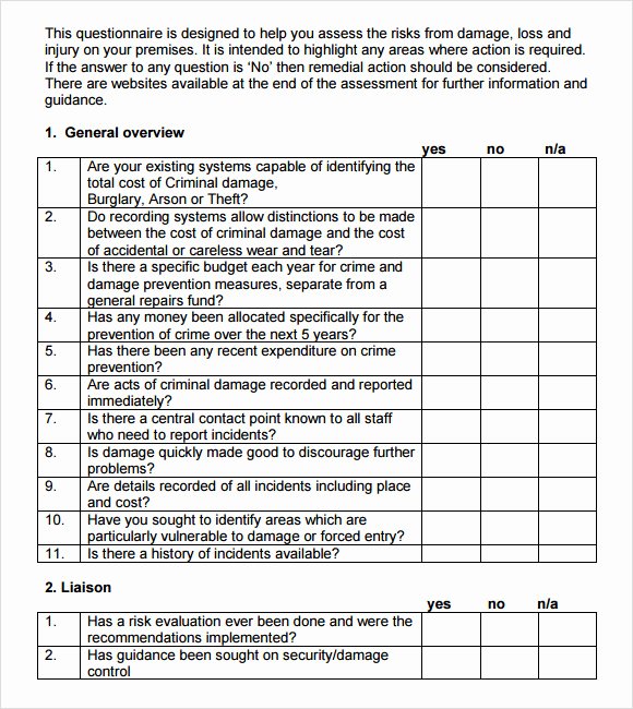 It Security Audit Checklist Template Beautiful 10 Sample Security Risk assessment Templates Pdf Word