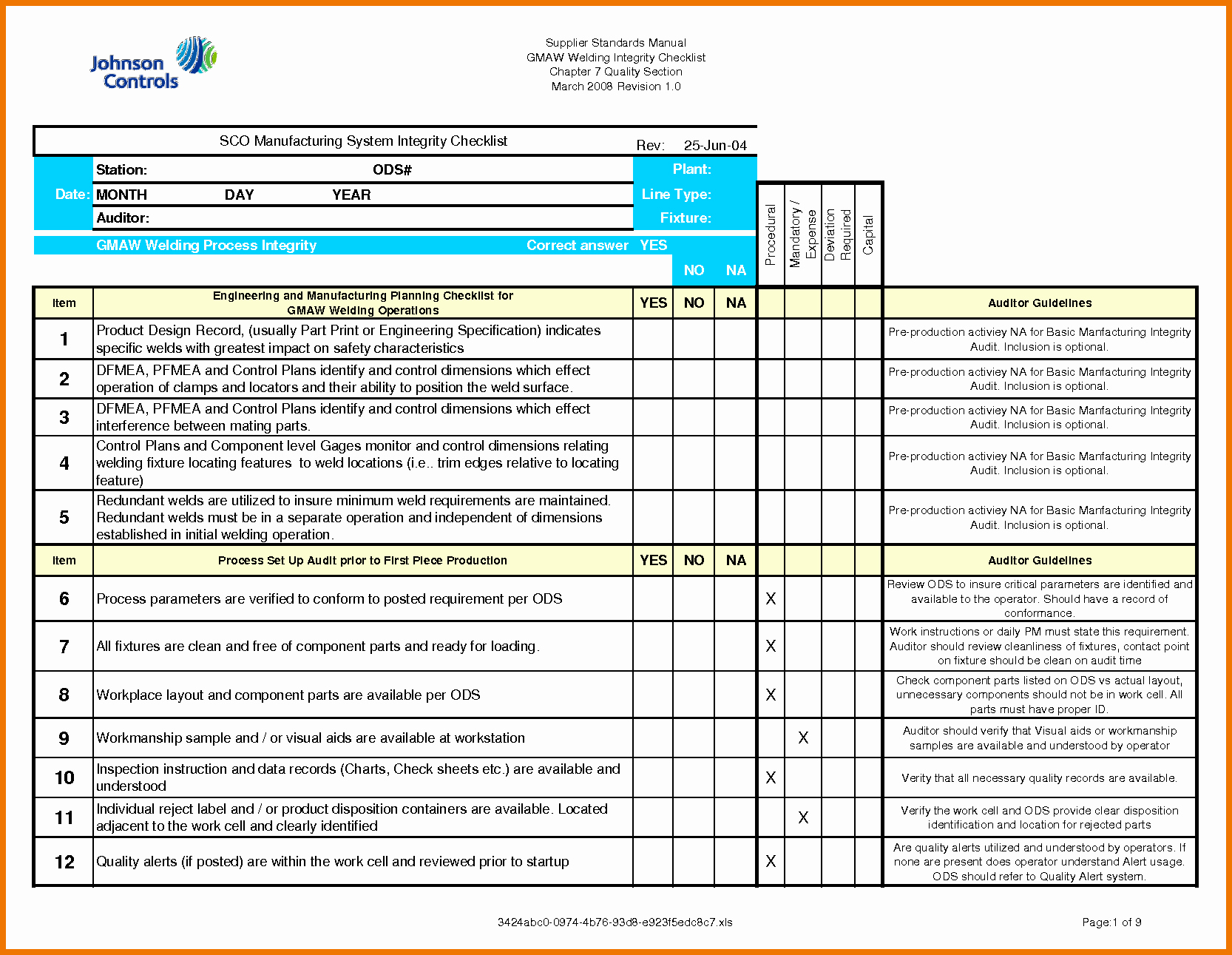 It Security Audit Checklist Template Inspirational Security Audit Information Security Audit Checklist Xls