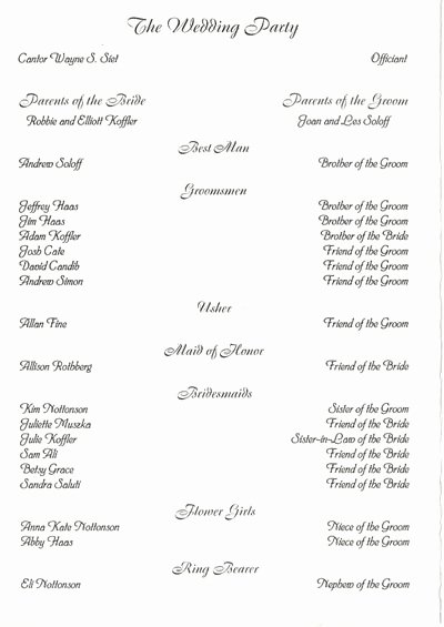 Jewish Wedding Program Template Inspirational Blog Archives