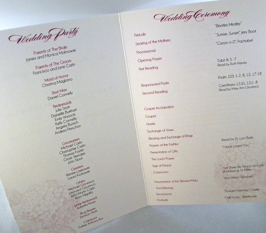 Jewish Wedding Program Template Inspirational tony S Blog All the Piercings One Could I 39d Say