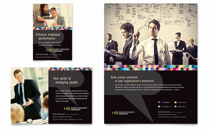 Job Advertisement Template Microsoft Word Awesome Human Resource Management Flyer &amp; Ad Template Design