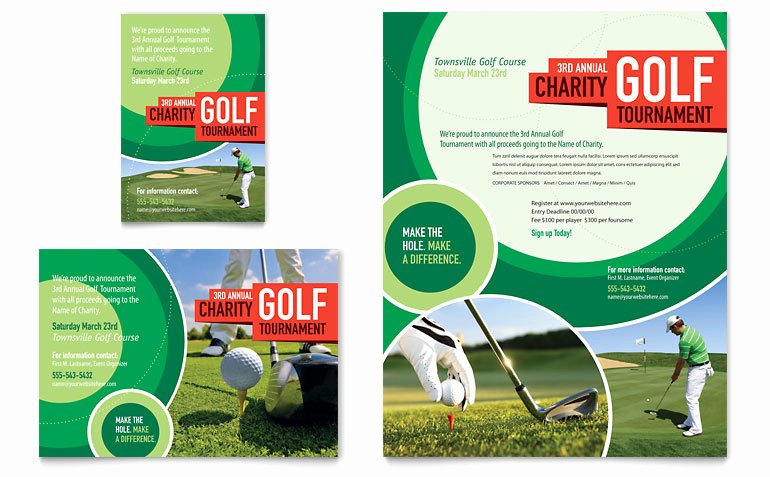 Job Advertisement Template Microsoft Word Inspirational Golf tournament Flyer &amp; Ad Template Word &amp; Publisher