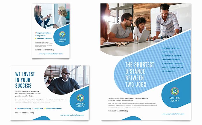 Job Advertisement Template Microsoft Word Lovely Employment Agency Flyer &amp; Ad Template Word &amp; Publisher